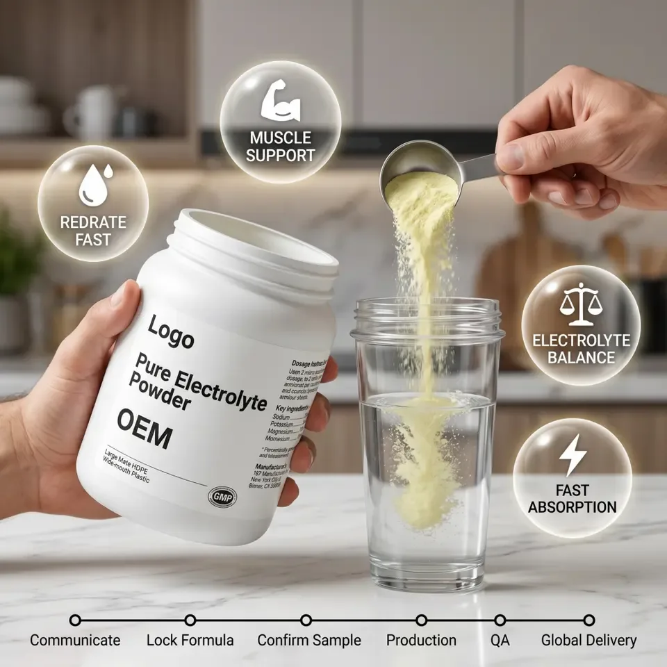 Lumena Halal Kosher Non-GMO Private Label High Capacity Post Workout Recovery Energy Drink Mix Bulk Pure Electrolyte Supplement - 产品图片 2