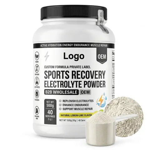 GMP Vegan OEM Custom Formula Active Hydration Energy Endurance Muscle Repair Private Label Sports Recovery Sugar-Free Zero