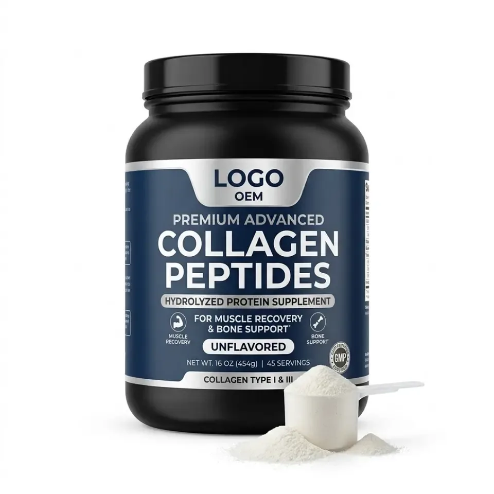 GMP Wholesale Premium Quality Advanced Collagen Peptides Hydrolyzed Protein Muscle Recovery Bone Support Powder Teenagers - 产品图片 1