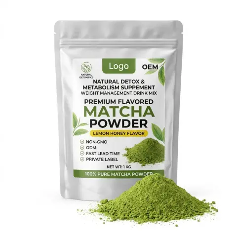 ISO Factory Direct Premium Flexible MOQ Non-GMO Strawberry Flavored Organic Matcha Powder Dairy-Free Vanilla Latte Smoothies