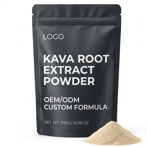 Premium Pure Fast Lead Time Custom Formula Natural Mood Support Management Wholesale Bulk Kava Root Extract Powder