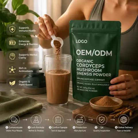 Flexible MOQ Fast Lead Time Custom Formula Organic Vegan Antioxidant Immune Defense Energy Dietary Supplements Bulk Wholesale