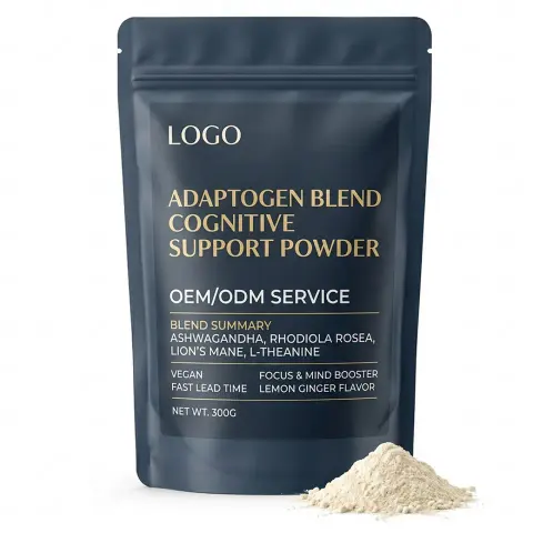 Vegan Non GMO OEM ODM Energy Balance Adaptogen Blend Powder Antioxidant Adult Fast Lead Time Flexible MOQ Wholesale Organic