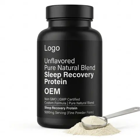 Non-GMO GMP Custom Formula Muscle Growth Support Adult Sleep Protein Powder Unflavored Pure Natural Blend