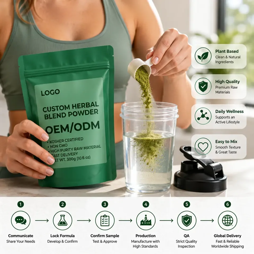 HACCP Organic Adult Quick Lead Time Daily Ultimate Longevity Powder Clean Label Plant Based B2B Wholesale Nutrition Blend Energy - 产品图片 2